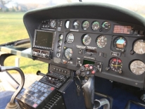 Eurocopter AS350B2 G-REAL Cockpit